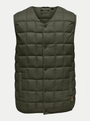 Only & Sons Kamizelka Gavin 22030622 Zielony Regular Fit. Zielone kamizelki męskie Only & Sons, l, z syntetyku. Za 159.99 zł.