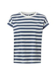 Marie Lund Koszulka Kobiety Bawełna niebieski, XXL. Niebieskie t-shirty damskie Marie Lund, xxl, bez wzorów, z bawełny, bez kołnierzyka. Za 99.95 zł.