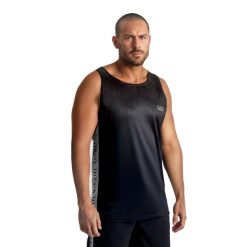 Koszulka bokserska TankTop Silver DBX Bushido. Czarne t-shirty sportowe męskie DBX BUSHIDO, l, z materiału, bez ramiączek, na fitness i siłownię. Za 119.99 zł.