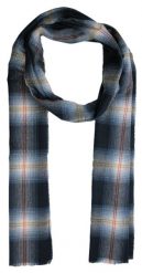 Szalik Niebiesko-Szary w Kratkę, Miękki, Firmy V.Fraas -Cashmink- Elegancki, Męski. Niebieskie szaliki męskie V. Fraas, bez wzorów, z materiału. Za 65.00 zł.