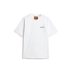 Casual T-shirt Superdry Tech. Białe t-shirty męskie Superdry., xl, bez wzorów, z dresówki, bez kołnierzyka. Za 168.65 zł.