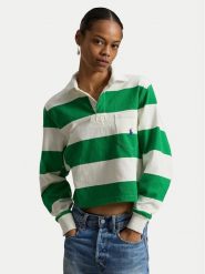 Polo Ralph Lauren Bluza 211971746500 Zielony Relaxed Fit. Zielone bluzy bez kaptura damskie Polo Ralph Lauren, m, z bawełny. Za 594.99 zł.