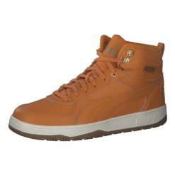 Buty sportowe męskie Puma Rebound Rugged. Białe buty sportowe na co dzień męskie Puma, z gumy, bez zapięcia. Za 309.00 zł.
