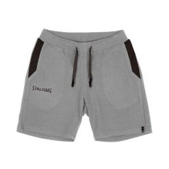Szorty damskie Spalding Flow. Szare spodenki sportowe damskie Spalding, l, z bawełny, na fitness i siłownię. Za 152.75 zł.