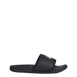 Klapki Adilette Komfort. Czarne klapki damskie Adidas, bez wzorów, bez obcasa. Za 199.00 zł.