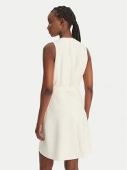 HUGO Sukienka koktajlowa Kidenna 50559186 Écru Regular Fit. Sukienki damskie Hugo, bez wzorów, z syntetyku, wizytowe, bez kołnierzyka, bez ramiączek. Za 1,089.00 zł.