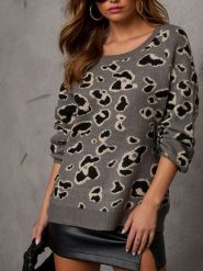 Milan Kiss Sweter w kolorze szaro-czarnym rozmiar: M. Szare swetry klasyczne damskie Milan Kiss, m, bez kołnierzyka. Za 152.99 zł.