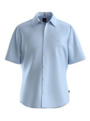 Hugo Boss Fashion Koszula w kolorze błękitnym rozmiar: S. Niebieskie koszule męskie Hugo Boss Fashion, s, bez wzorów, z bawełny, bez kołnierzyka, bez ramiączek. Za 251.95 zł.
