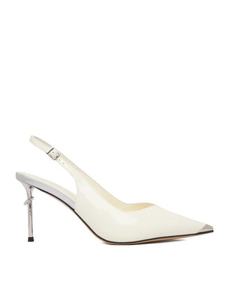 Eva Minge Szpilki EO-LILLY-LT2131-1-1 Écru. Białe szpilki Eva Minge, bez wzorów, ze skóry, bez obcasa. Za 449.99 zł.