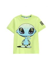 Coccodrillo T-Shirt WC5143203CBK Zielony Regular Fit. Zielone t-shirty chłopięce COCCODRILLO, bez wzorów, z bawełny, bez ramiączek. Za 29.99 zł.