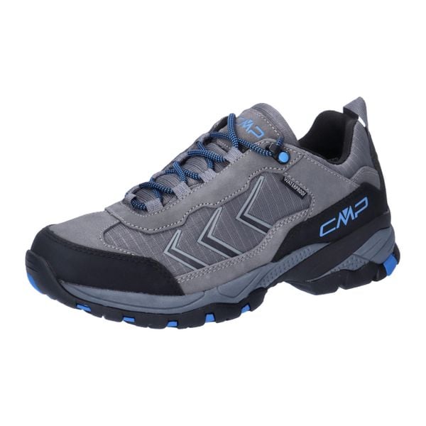 Buty trekkingowe CMP Melnick WP Low. Szare buty trekkingowe męskie CMP, z materiału, bez zapięcia, trekkingowe. Za 386.50 zł.