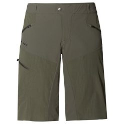 Szorty VAUDE Virt. Zielone szorty męskie Vaude, bez wzorów, z elastanu. Za 718.95 zł.