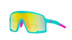 Sportowe okulary przeciwsłoneczne dla dzieci - Kategoria 3 - House Party. Brązowe okulary przeciwsłoneczne dziecięce KNOCKAROUND. Za 204.85 zł.