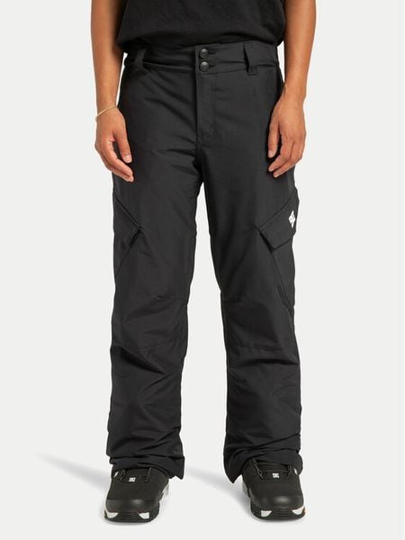 DC Shoes Spodnie snowboardowe Nonchalant ADJTP03023 Czarny Regular Fit. Czarne spodnie materiałowe damskie DC Shoes, bez wzorów, z syntetyku, sportowe. Za 429.99 zł.