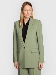 Bruuns Bazaar Marynarka Cindy Sus Frida BBW2548 Zielony Loose Fit. Zielone marynarki i żakiety damskie Bruuns Bazaar, bez wzorów, z syntetyku. Za 399.99 zł.