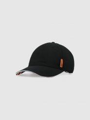 4F Czapka z daszkiem z regulacją ze stoperem uniseks - czarna L/XL. Czarne czapki z daszkiem damskie 4f, bez wzorów, z syntetyku. W wyprzedaży za 39.99 zł.