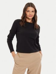Tommy Hilfiger Sweter WW0WW40099 Czarny Regular Fit. Czarne swetry klasyczne damskie Tommy Hilfiger, xxs, z syntetyku, bez kołnierzyka. Za 239.99 zł.