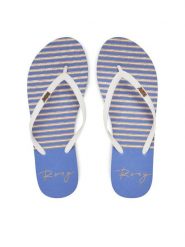 Roxy Japonki ARJL100683 Biały. Białe klapki damskie Roxy, bez wzorów, z tworzywa sztucznego, bez obcasa. Za 59.99 zł.
