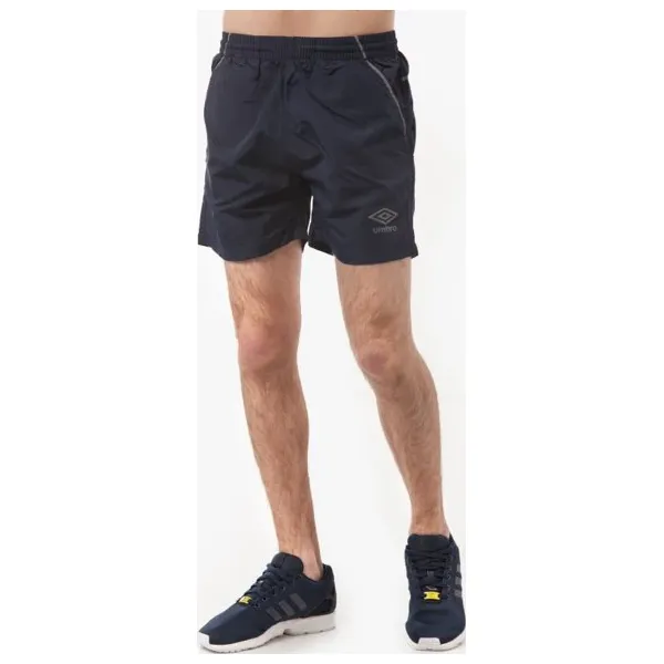 Umbro Szorty Clastro , granatowy, rozmiar L. Niebieskie szorty damskie Umbro, z materiału, bez kołnierzyka. W wyprzedaży za 47.99 zł.