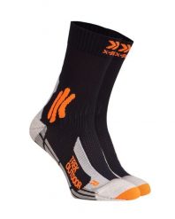 Skarpety trekkingowe X-Socks Trek Outdoor 4.0. Brązowe skarpetki damskie X-Socks, bez wzorów, z materiału. Za 126.85 zł.