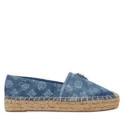 Espadryle Guess. Niebieskie espadryle damskie Guess, z aplikacjami, bez obcasa. Za 259.99 zł.