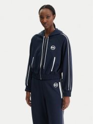 MICHAEL Michael Kors Bluza MR651X2K8N Granatowy Regular Fit. Niebieskie bluzy bez kaptura damskie MICHAEL Michael Kors, m, z syntetyku. Za 769.99 zł.