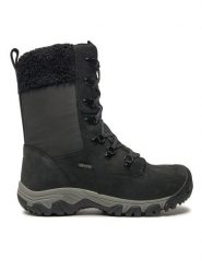 Keen Śniegowce Greta Tall Waterproof 1029410 Czarny. Czarne śniegowce damskie Keen, ze skóry. Za 719.99 zł.