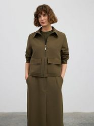 BGN Kurtka przejściowa w kolorze khaki rozmiar: 38. Brązowe kurtki damskie BGN, bez wzorów, bez kaptura. Za 157.35 zł.