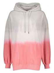 Juvia Bluza w kolorze jasnoszaro-różowym rozmiar: L. Białe bluzy z kapturem damskie JUVIA, l. Za 159.95 zł.