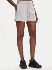 Under Armour Szorty dresowe "Rival" w kolorze szarym rozmiar: L. Szare szorty damskie Under Armour, bez wzorów, z dresówki. Za 100.52 zł.
