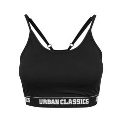 Biustonosz damski urban classic sport. Czarne biustonosze sportowe damskie Urban Classics, bez wzorów. Za 93.00 zł.