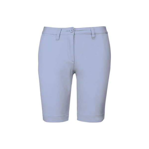 Damskie Szorty chino Kariban. Niebieskie szorty damskie KARIBAN, bez wzorów, z materiału, eleganckie. Za 171.50 zł.