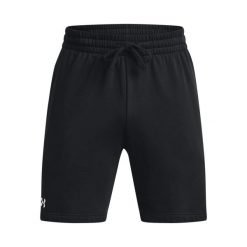 Krótka Under Armour Rival Fleece. Białe szorty męskie Under Armour, bez wzorów, z materiału. Za 176.45 zł.