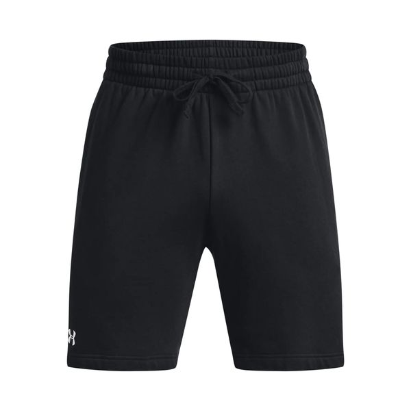 Krótka Under Armour Rival Fleece. Białe szorty męskie Under Armour, bez wzorów, z materiału. Za 176.45 zł.