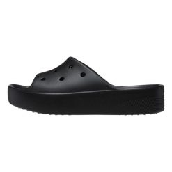Crocs Classic Platform Slide W Kapcie Damskie. Czarne kapcie damskie Crocs, z materiału. Za 275.00 zł.