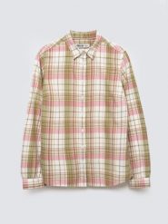 Koszula damska bawełniana w kratę różowo-zielona Cedi 600. Czerwone koszule damskie Big Star, l, bez wzorów, z bawełny, eleganckie, bez kołnierzyka, bez ramiączek. Za 229.99 zł.