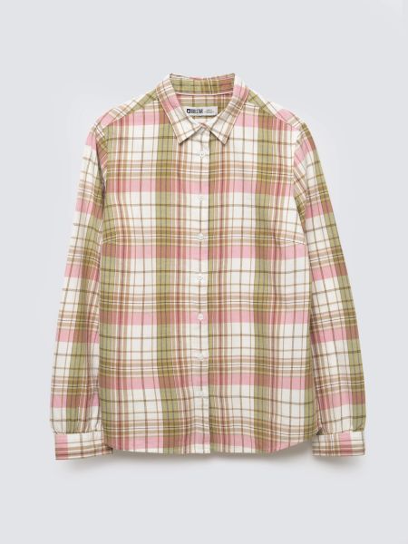 Koszula damska bawełniana w kratę różowo-zielona Cedi 600. Czerwone koszule damskie Big Star, l, bez wzorów, z bawełny, eleganckie, bez kołnierzyka, bez ramiączek. Za 229.99 zł.