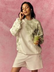 4F Bluza dresowa loose bez kaptura damska - zielona M. Zielone bluzy bez kaptura damskie 4f, m, z bawełny. Za 199.99 zł.