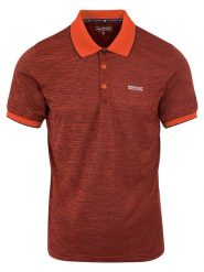 Regatta Funkcyjna koszulka polo "Remex II" w kolorze pomarańczowym rozmiar: M. Pomarańczowe koszulki polo męskie Regatta, m, bez wzorów, z materiału, bez ramiączek. Za 57.60 zł.