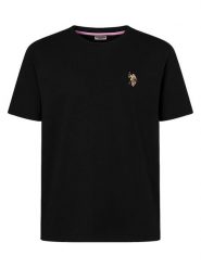 U.S. Polo Assn. Koszulka w kolorze czarnym rozmiar: L. Czarne koszulki polo męskie U.S. Polo Assn., l, bez wzorów, z bawełny, bez ramiączek. Za 98.42 zł.