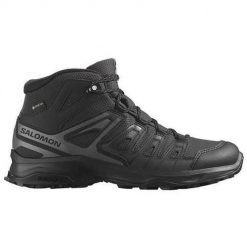 Buty trekkingowe męskie Salomon Extegra Mid Gtx. Czarne buty trekkingowe męskie Salomon, z materiału, bez zapięcia, trekkingowe. Za 564.00 zł.