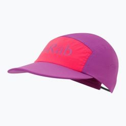 Czapka z daszkiem Rab Talus 5 Panel. Fioletowe czapki męskie RAB, bez wzorów. Za 139.99 zł.