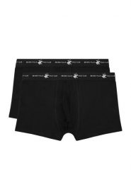 Beverly Hills Polo Club Komplet 2 par bokserek CEO_ZGW_BHPC_001_AW25_(2-PACK) Czarny. Czarne bokserki męskie Beverly Hills Polo Club, bez wzorów, z bawełny. Za 49.99 zł.