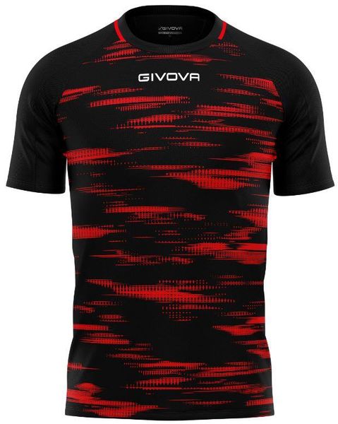 Koszulka sportowa Givova Pixel czarno-czerwona. Czarne bluzki sportowe damskie Givova, m, z dzianiny, bez ramiączek, na fitness i siłownię. Za 68.30 zł.