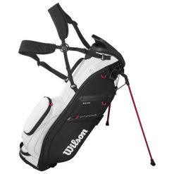 Torba golfowa na trójnogu Wilson Exo Lite Dynapower. Czarne torebki klasyczne damskie Wilson, bez wzorów, z materiału, bez dodatków. Za 878.00 zł.