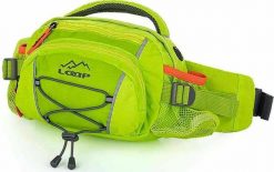 Torba na pas unisex Loap Yonora Green-org. Zielone torebki klasyczne damskie Erima, bez wzorów, z poliesteru, bez dodatków. Za 125.99 zł.