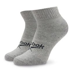 Skarpety stopki męskie ReebokACT FO U ANKLE SOCK. Szare skarpetki męskie Reebok, bez wzorów. Za 39.00 zł.