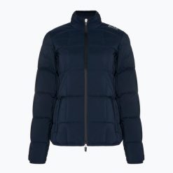 Kurtka damska EA7 Emporio Armani Golf Pro Light Padded. Niebieskie golfy damskie EA7 Emporio Armani, s, bez wzorów, z elastanu, bez ramiączek. Za 799.99 zł.