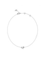 Guess Naszyjnik JUBN04 413JW Srebrny. Szare naszyjniki damskie Guess, metalowe. Za 239.99 zł.