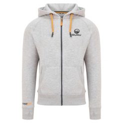 Bluza Męska Wędkarska Z Kapturem Rozpinana Guru Hoodie Aventus Grey. Szare bluzy z kapturem męskie GURU, m. Za 278.99 zł.